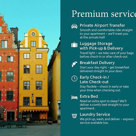 Апартаменти Laegenhet Med Fantastiskt Laege Стокгольм Екстер'єр фото